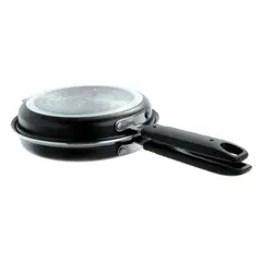 IBILI - Sartén Doble Antiadherente 14cm Negro Indubasic