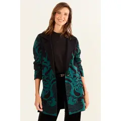 MA GRIFFE - Chaleco Fantasia Mujer Verde Oliva Magriffe