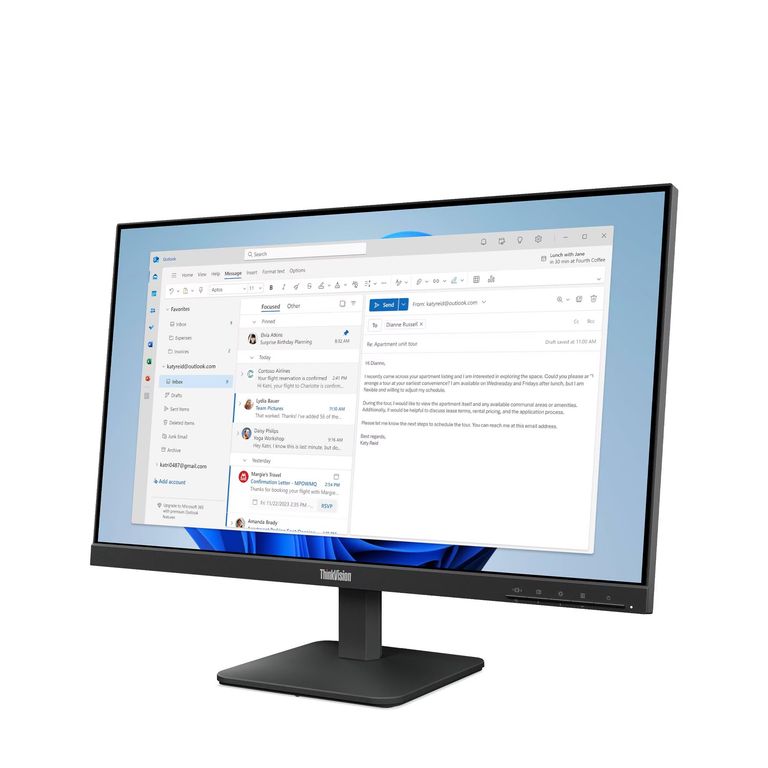 Monitor ThinkVision S24-4E WLED 23.8