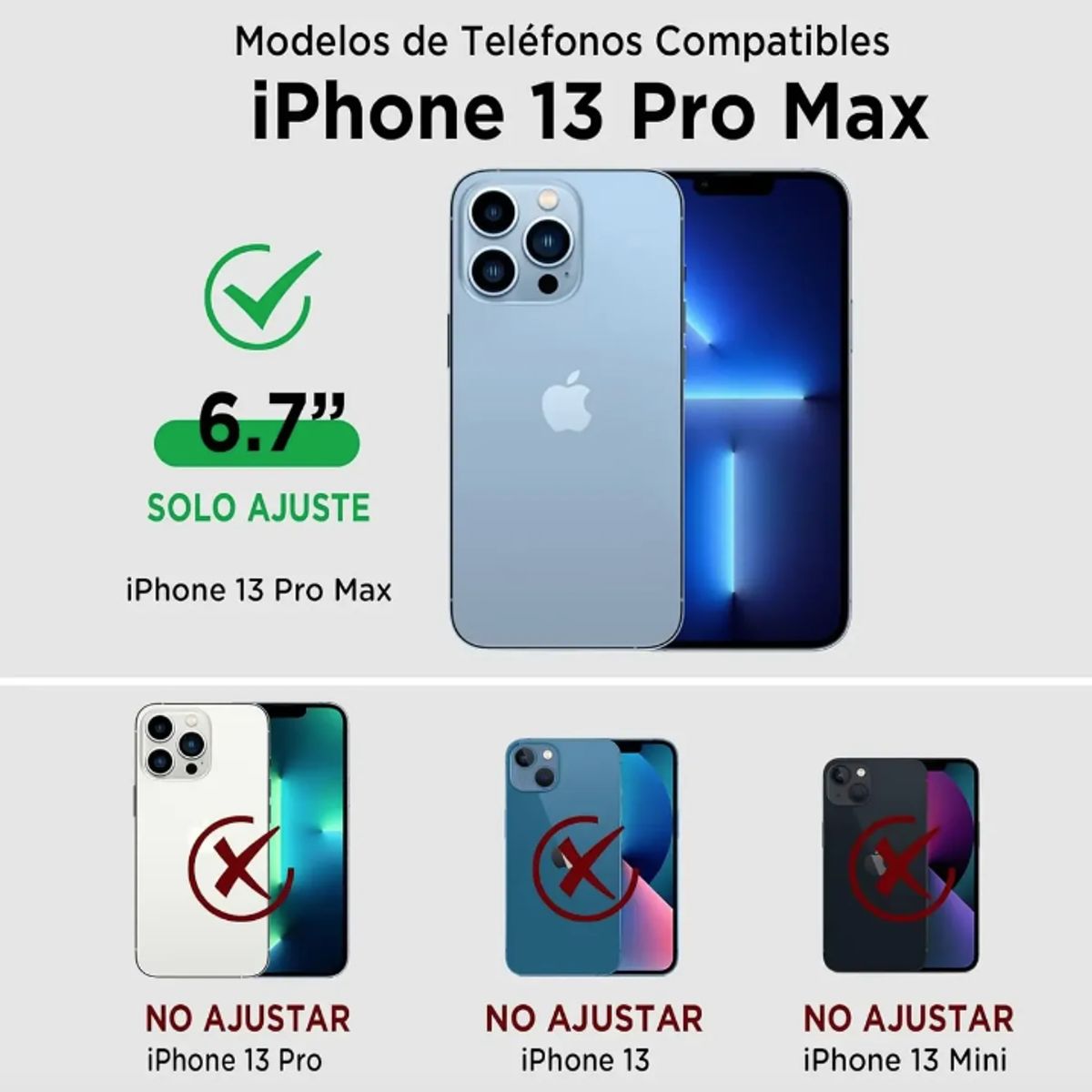 GENERICO - Carcasa 360 Blindada Sumergible Para iPhone 13 Pro Max