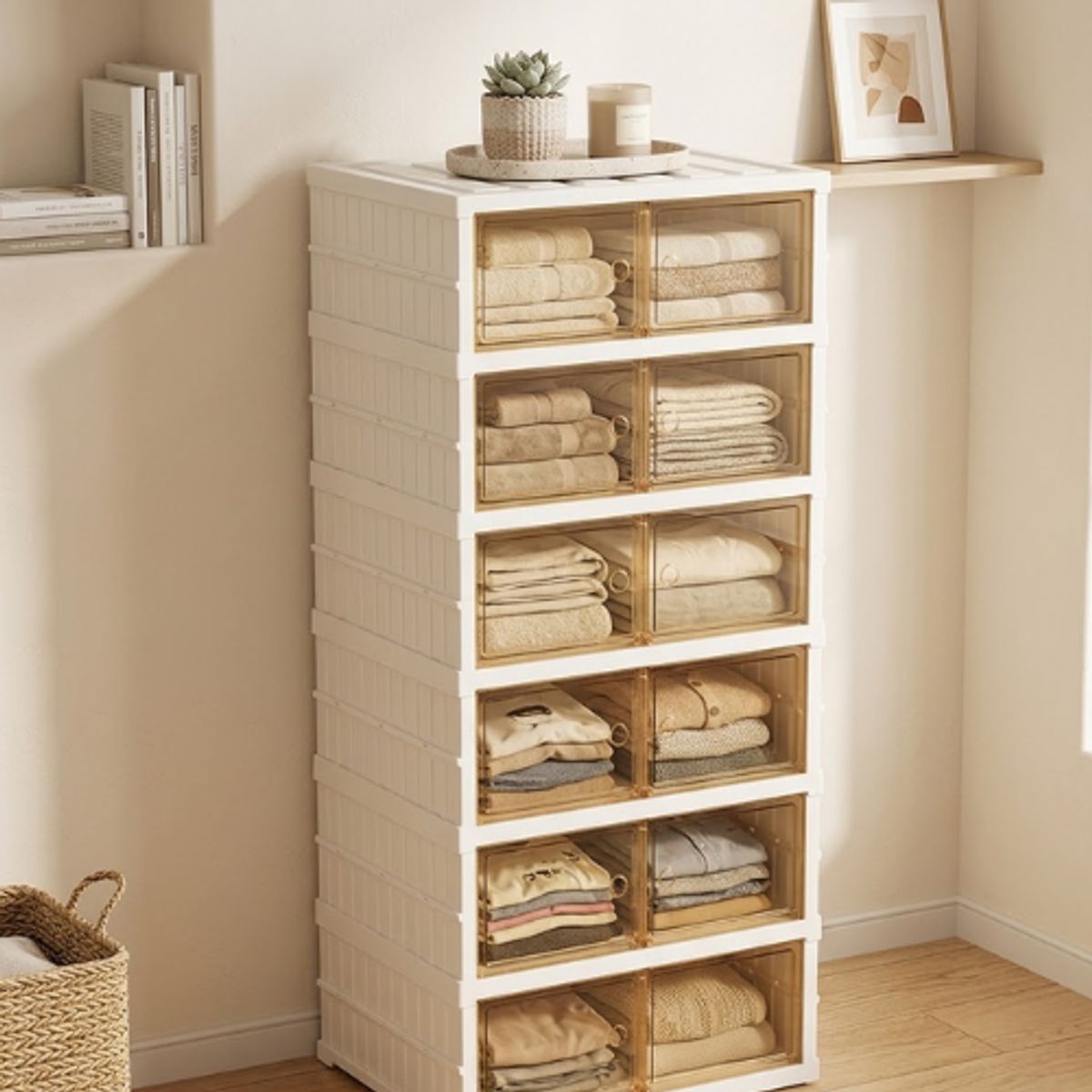 GENERICO - Zapatero Vertical Plegable Doble 12 pares