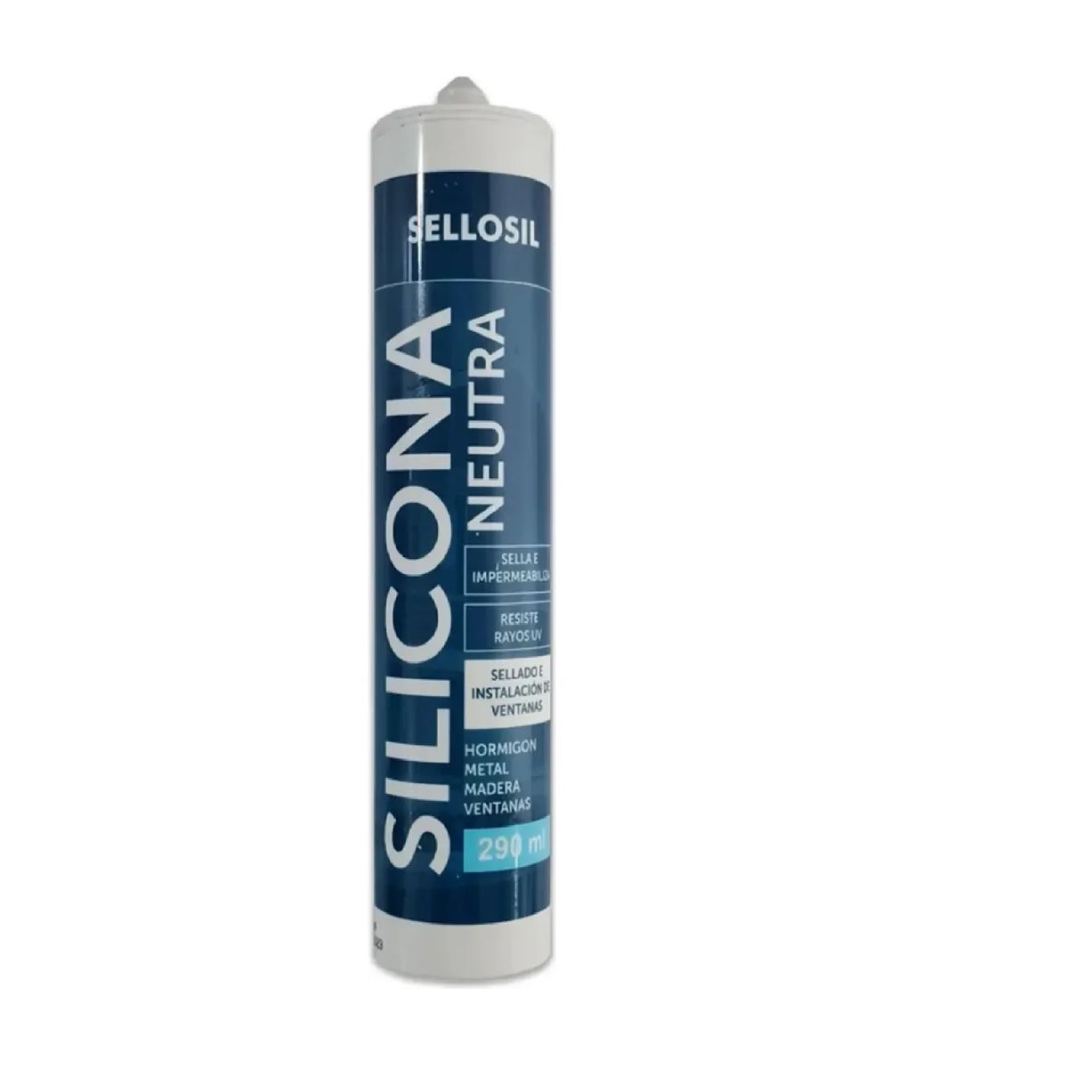 SELLOSIL - Silicona Neutra Negra Sellosil 300ml Multiuso Construcción