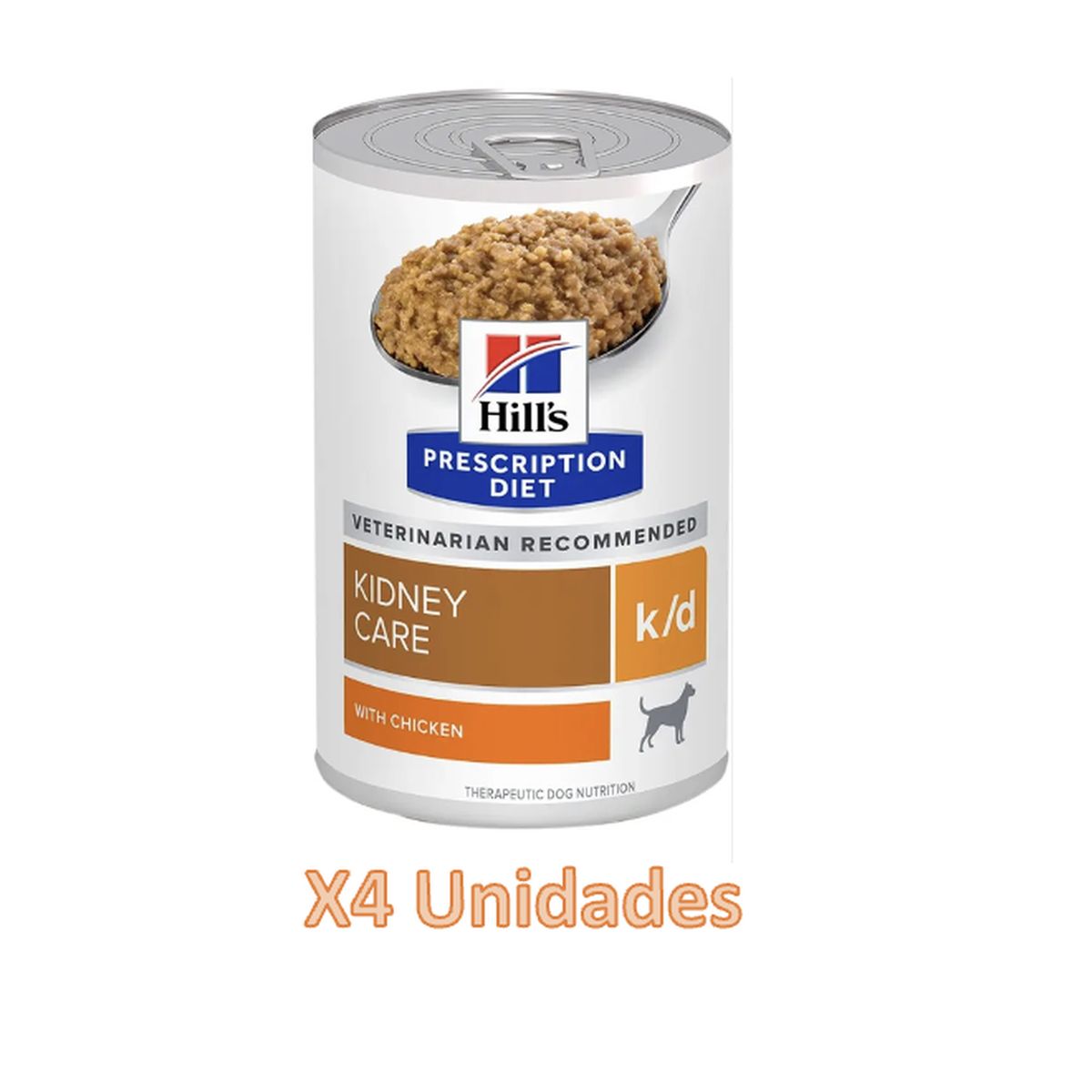 HILLS - 4X Hills Kidney Care K/D Con Pollo Para Perro 370 g
