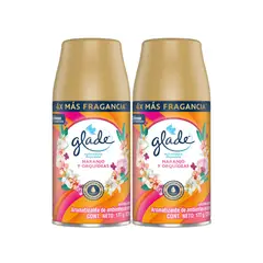 GLADE - Pack Repuesto Desodorante Automático Naranjo y Orquídeas 270 ml