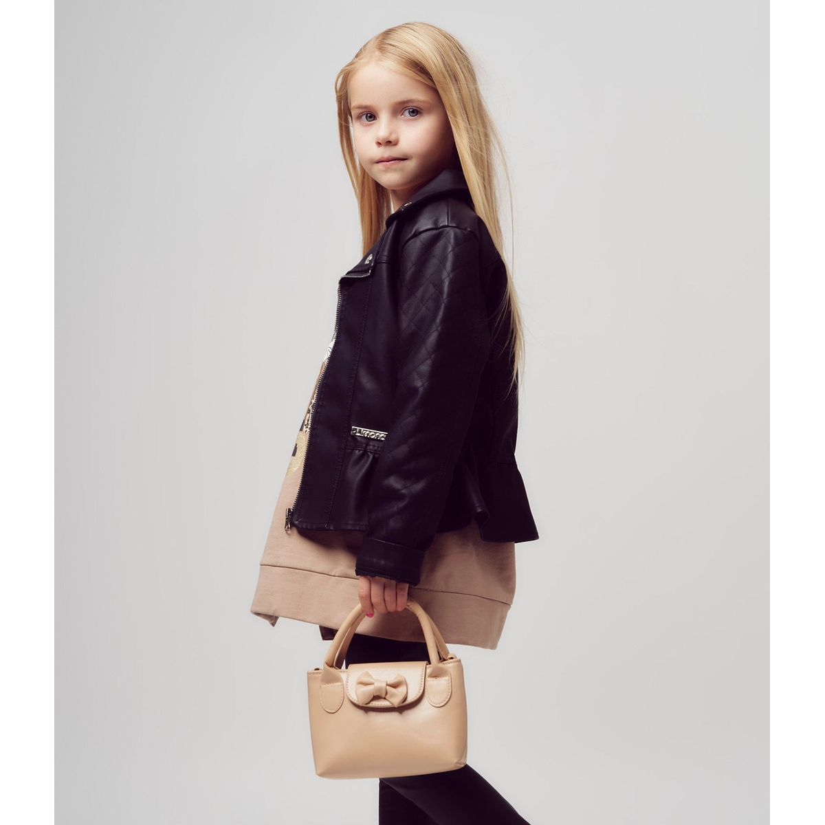 LIMONADA - Chaqueta niña biker negro Limonada