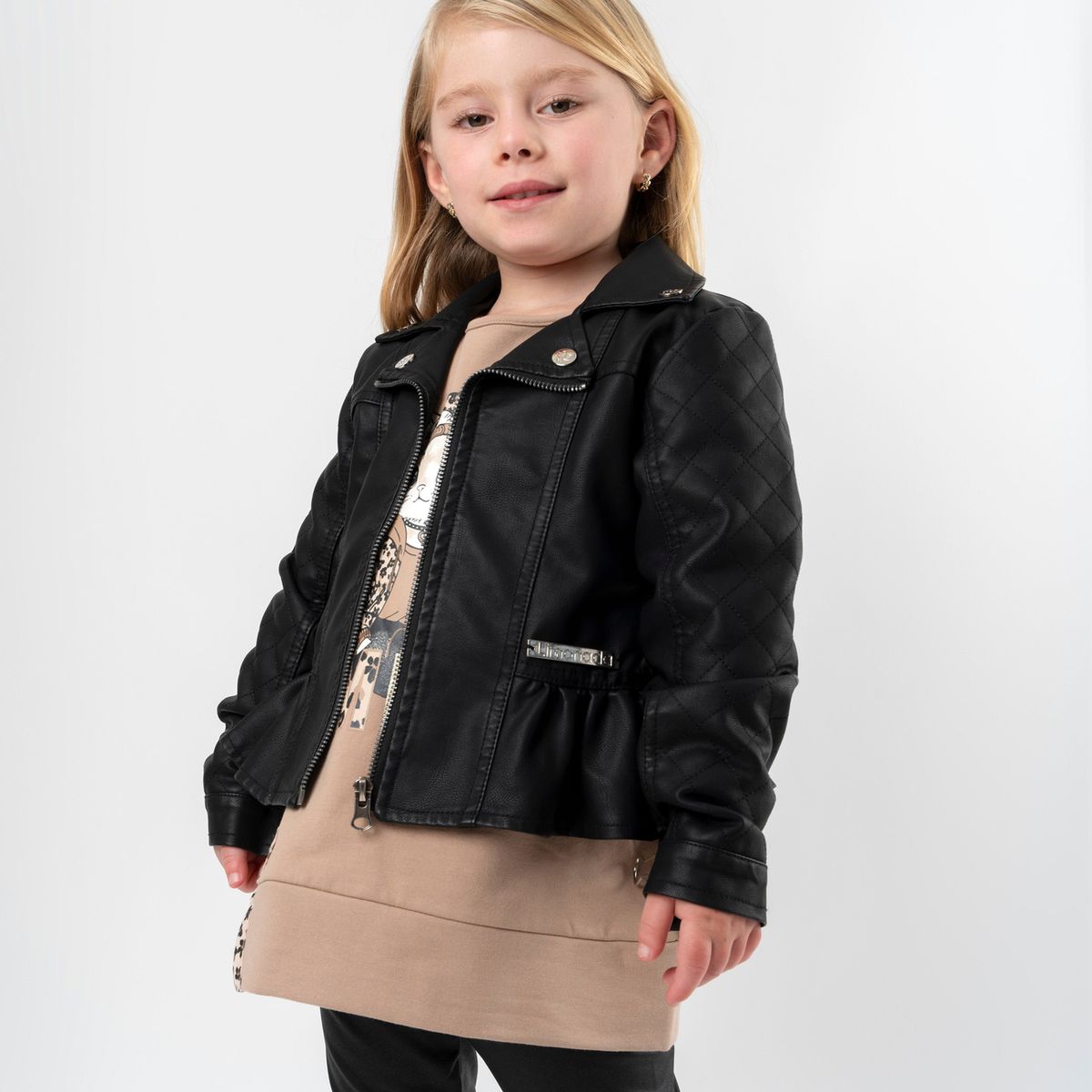 LIMONADA - Chaqueta niña biker negro Limonada