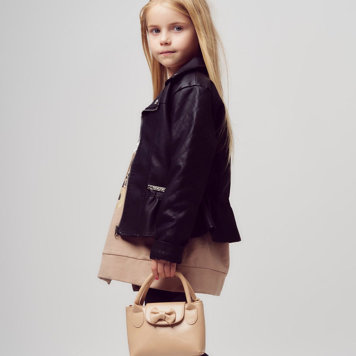 LIMONADA - Chaqueta niña biker negro Limonada