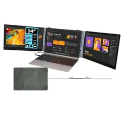 ASIAQUALITY - Monitor Portatil Para Notebook 14 1 Cable 2 Pan