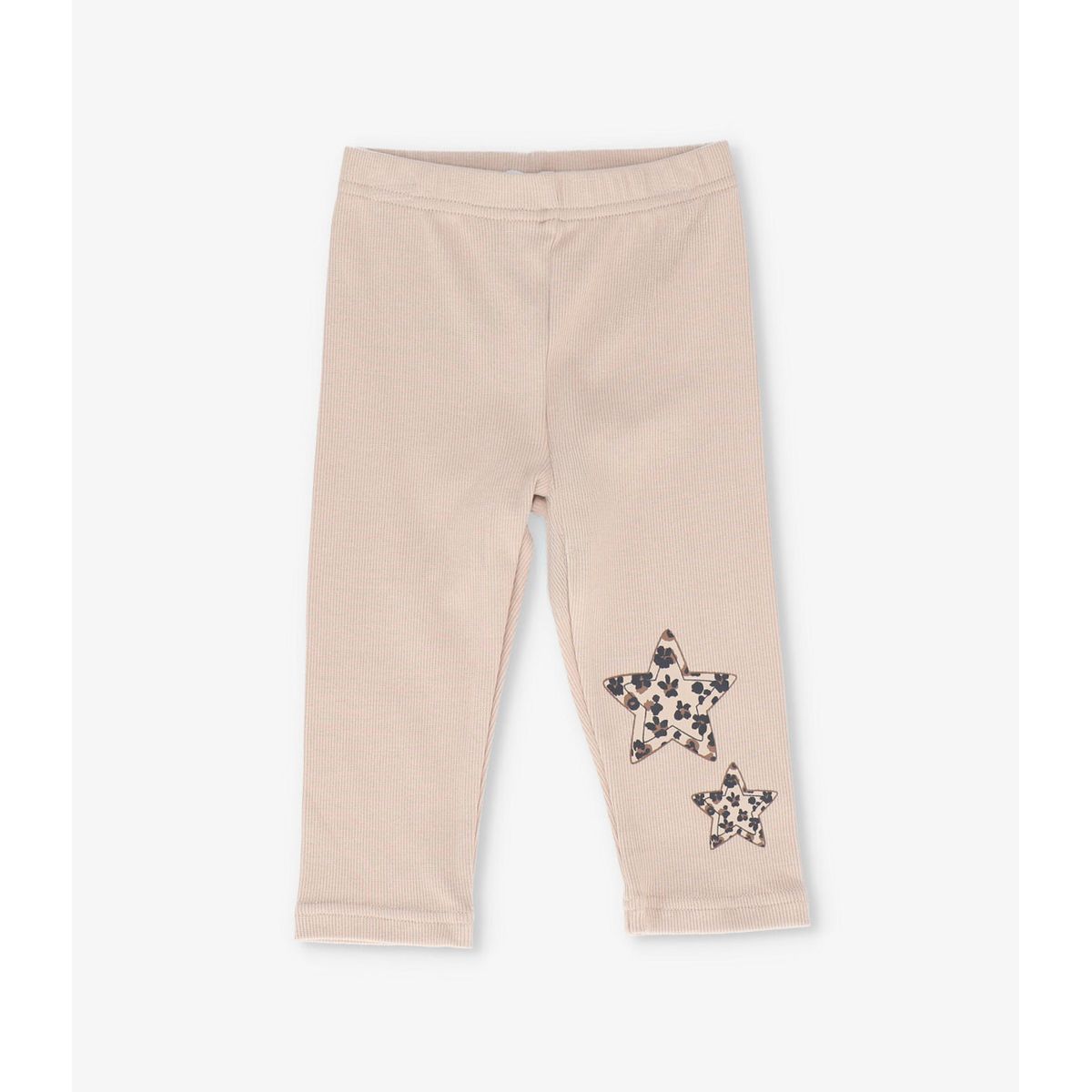 LIMONADA - Calza bebé con estrella animal print beige Limonada