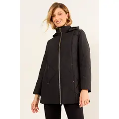 MA GRIFFE - Parka Lisa Mujer Negro Magriffe