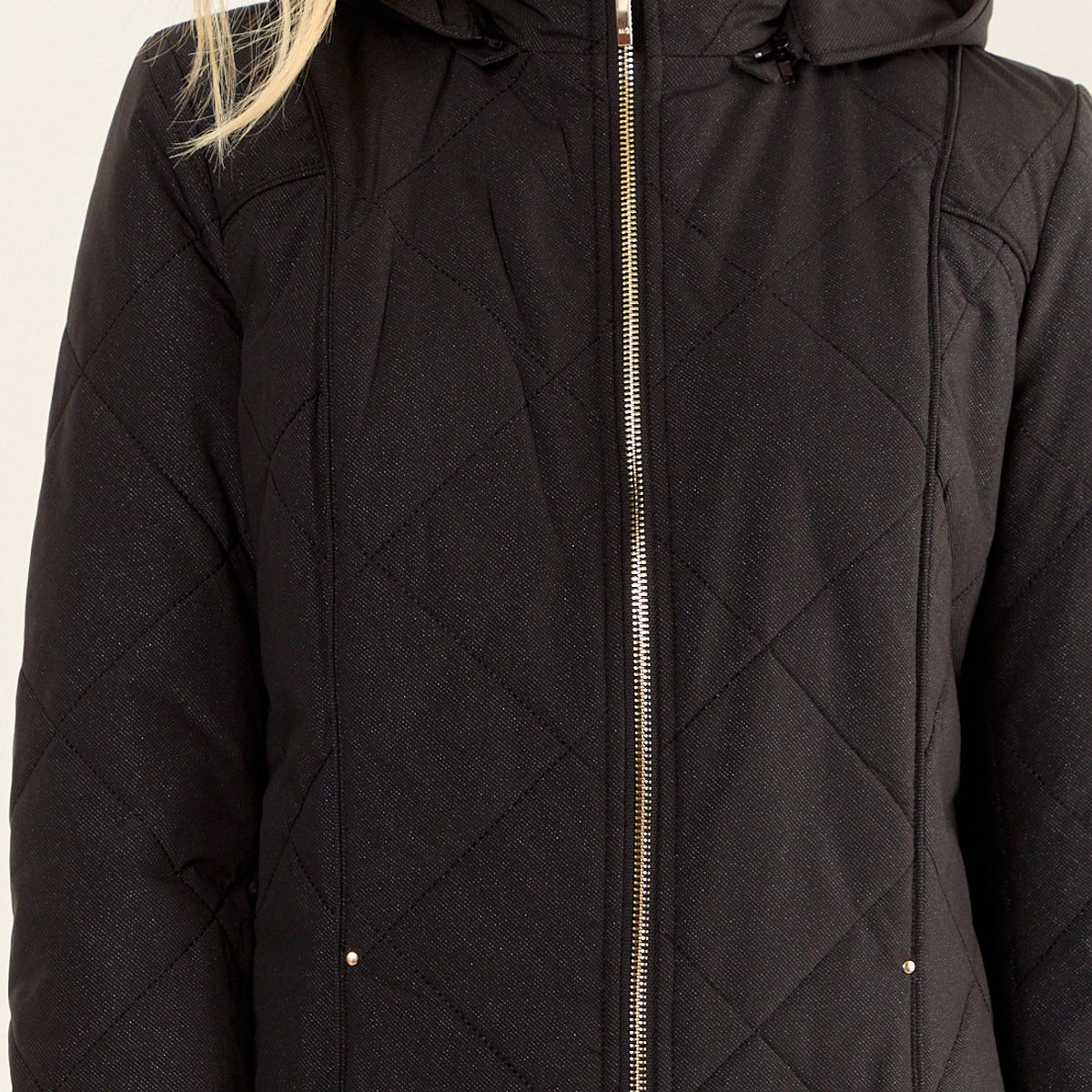 MA GRIFFE - Parka Lisa Mujer Negro Magriffe