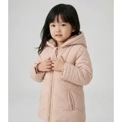LIMONADA - Parka bebé engomada beige