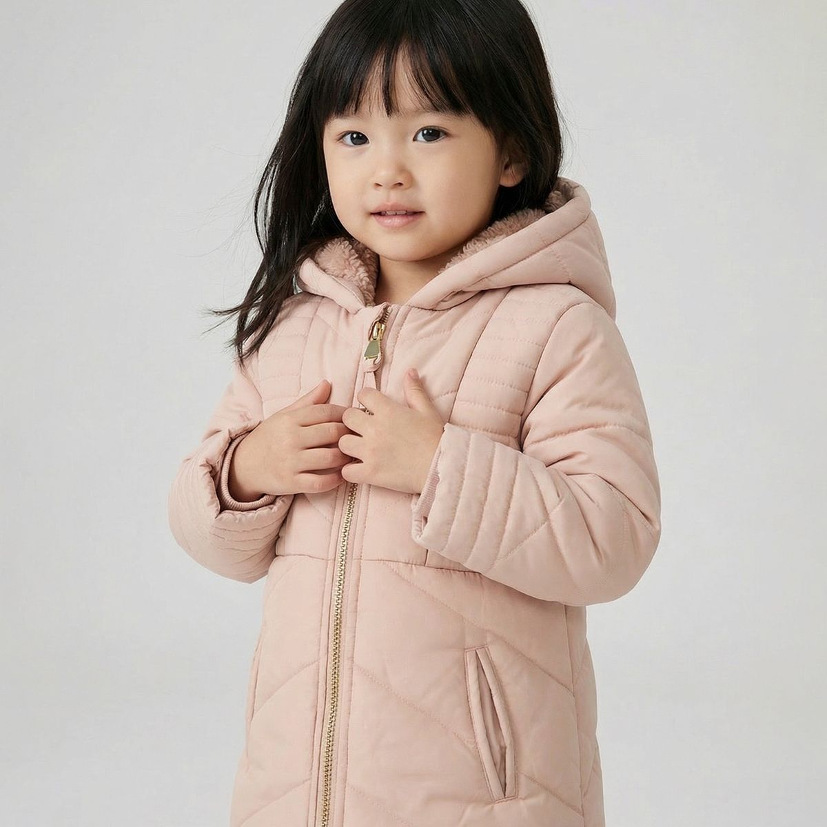 LIMONADA - Parka bebé engomada beige Limonada