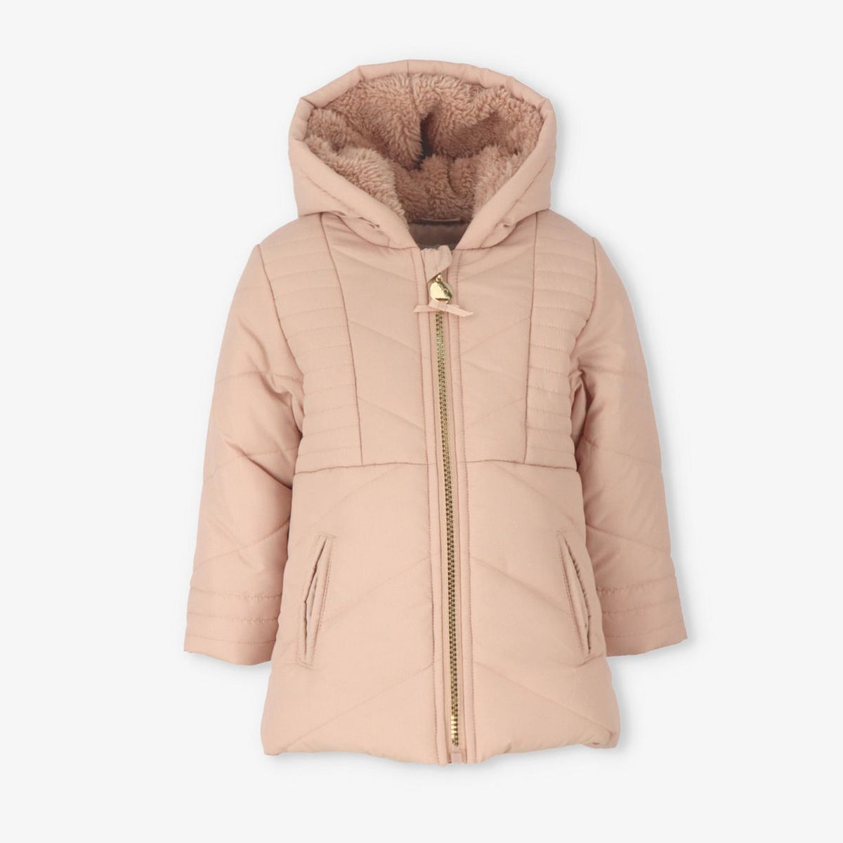 LIMONADA - Parka bebé engomada beige Limonada