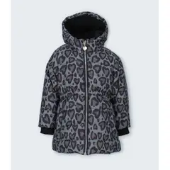 4KIDS - Parka niña corazones negro 4 Kids