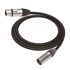 GENERICO - Cable DMX 3 Pines 7 mts Seetronic AES/EBU 110 Ohms Negro