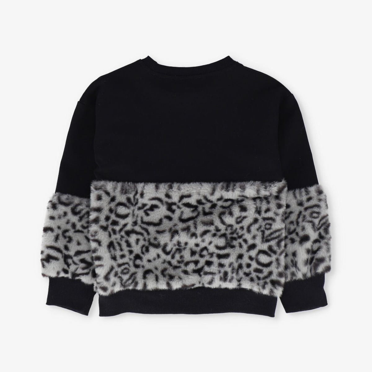 4KIDS - Polerón niña sparkle mood negro 4 Kids