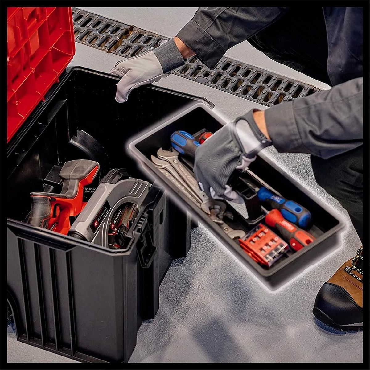 EINHELL - Caja De Herramientas Con Ruedas Einhell E-case L - 120 Kg