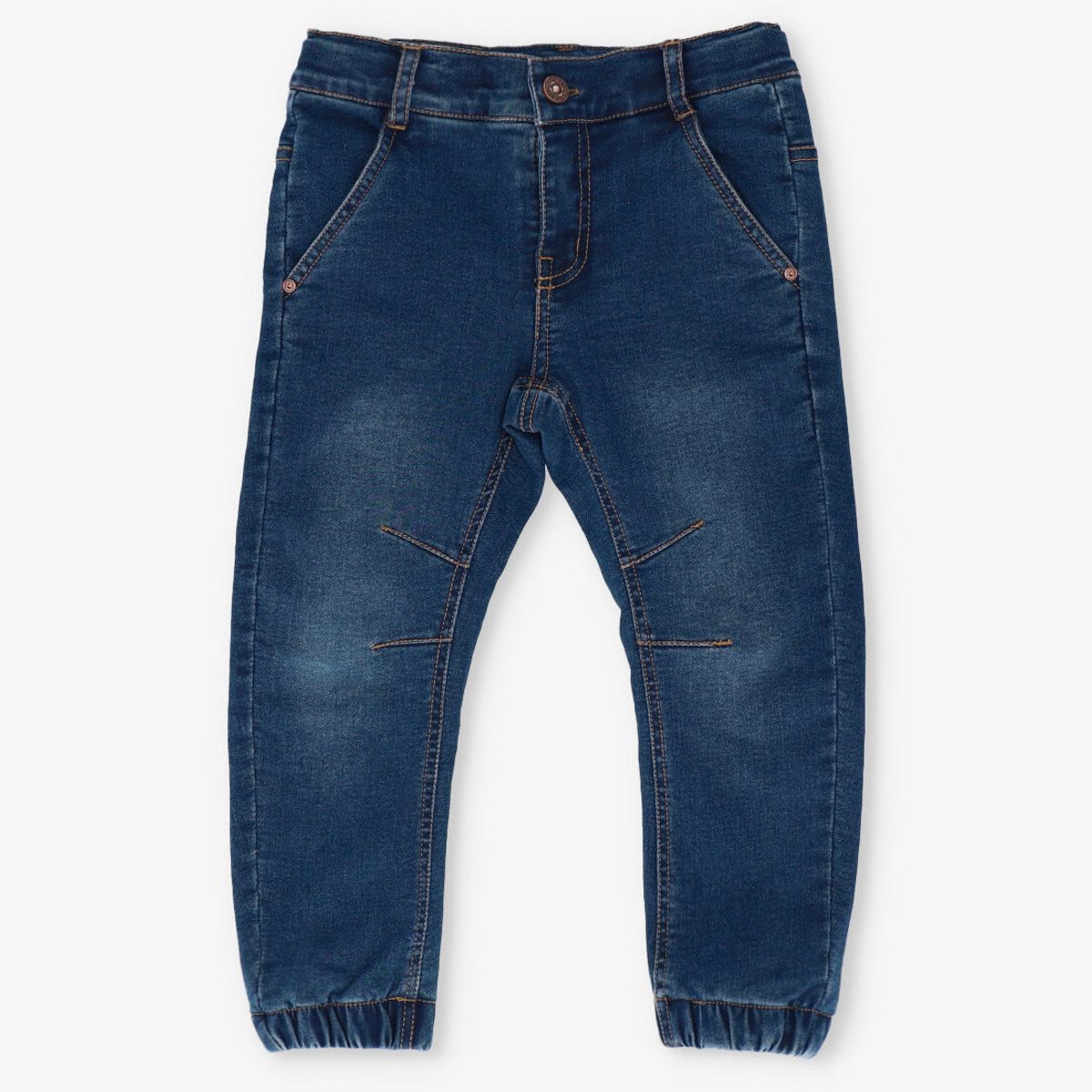 BLACK AND BLUE - Jeans niño jogger denim azul Black and blue