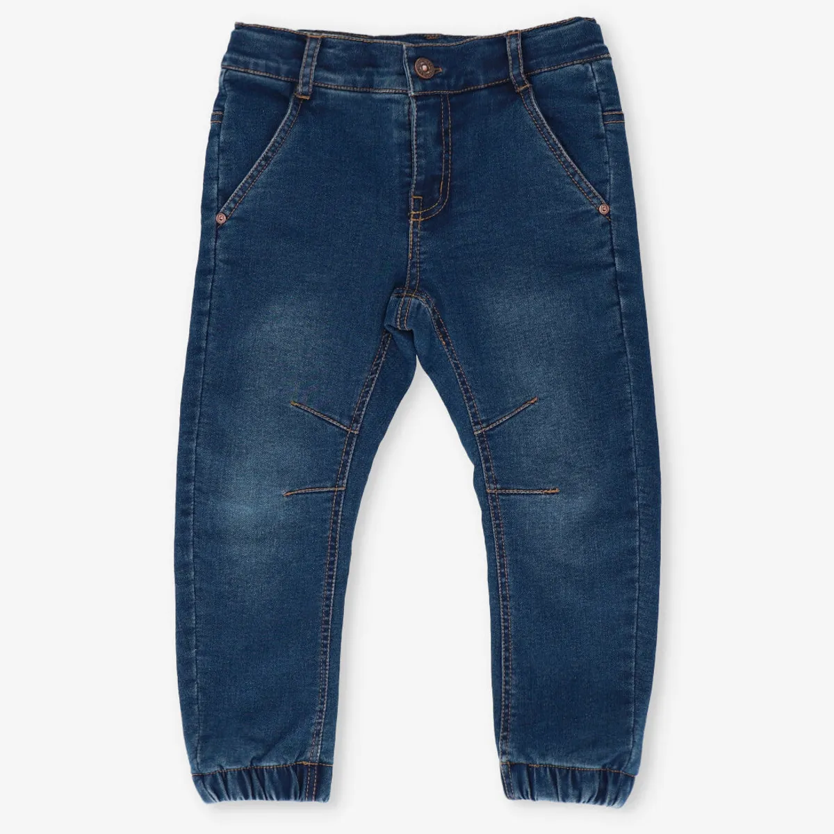 BLACK AND BLUE - Jeans niño jogger denim azul Black and blue