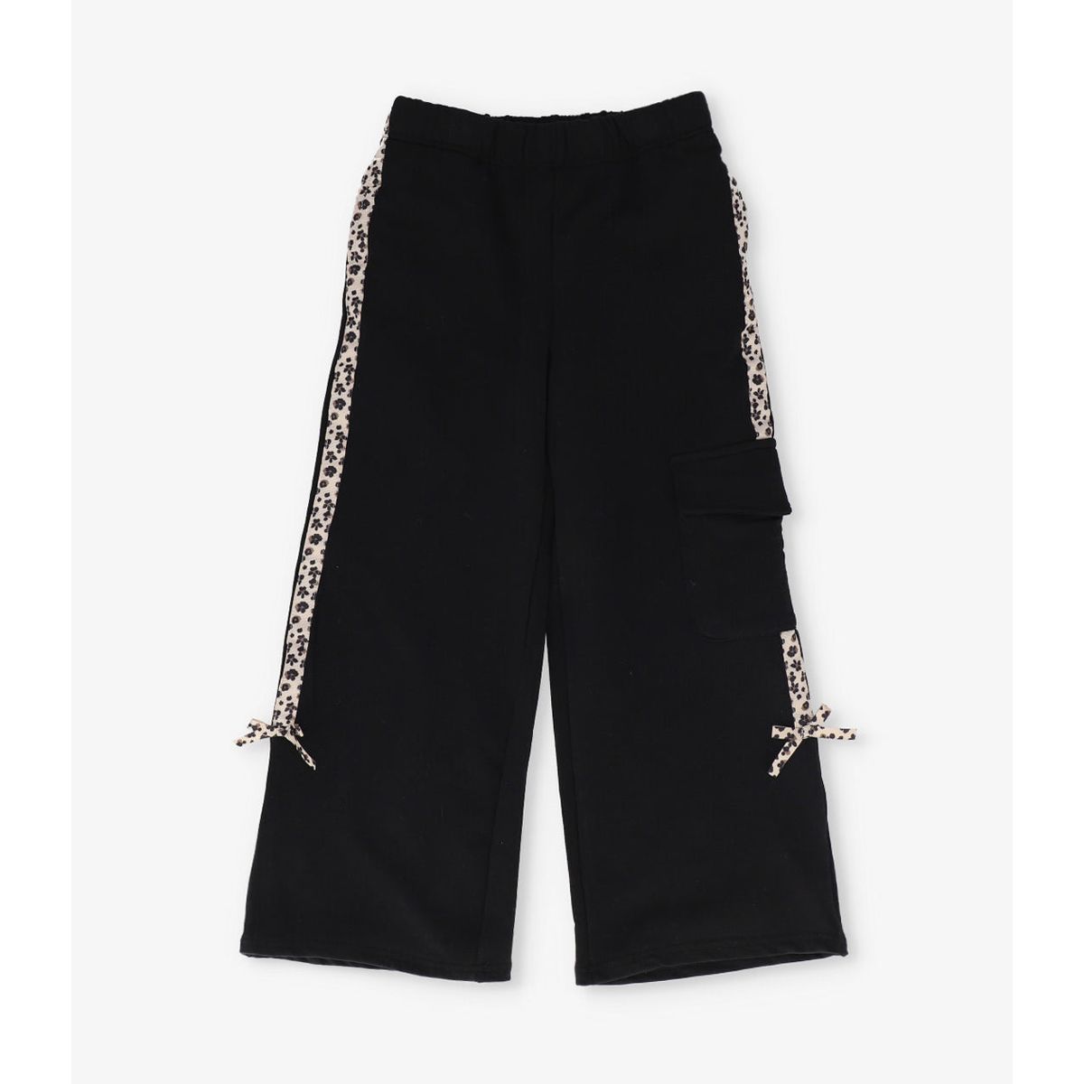 LIMONADA - Pantalón buzo niña cargo negro Limonada