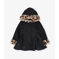 LIMONADA - Chaqueta niña animal print negro