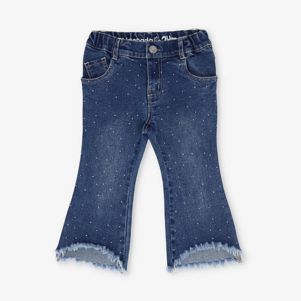 LIMONADA - Jeans bebé flores denim azul Limonada