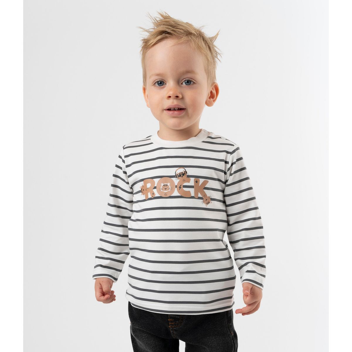 4KIDS - Polera manga larga bebé rock marengo 4 Kids