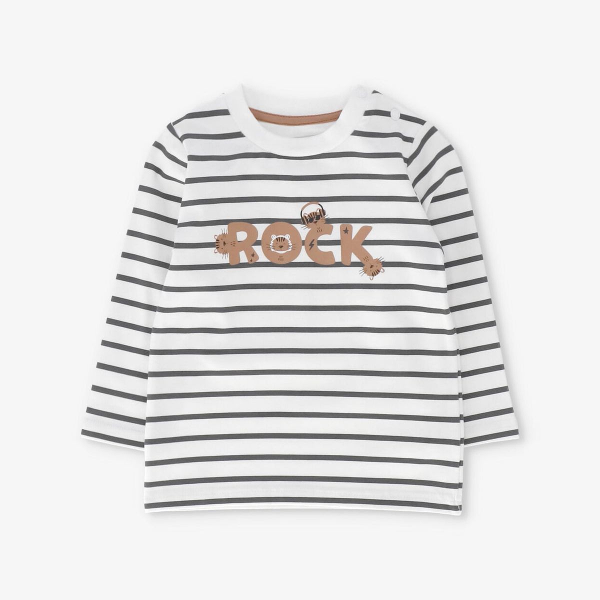 4KIDS - Polera manga larga bebé rock marengo 4 Kids