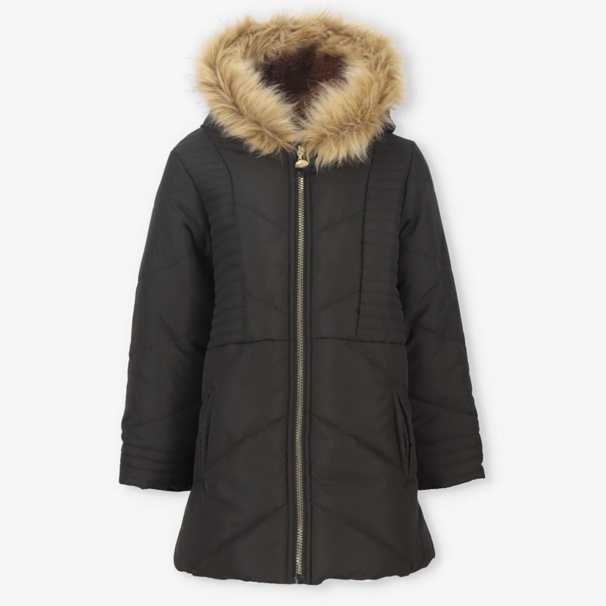 LIMONADA - Parka niña engomada negro Limonada