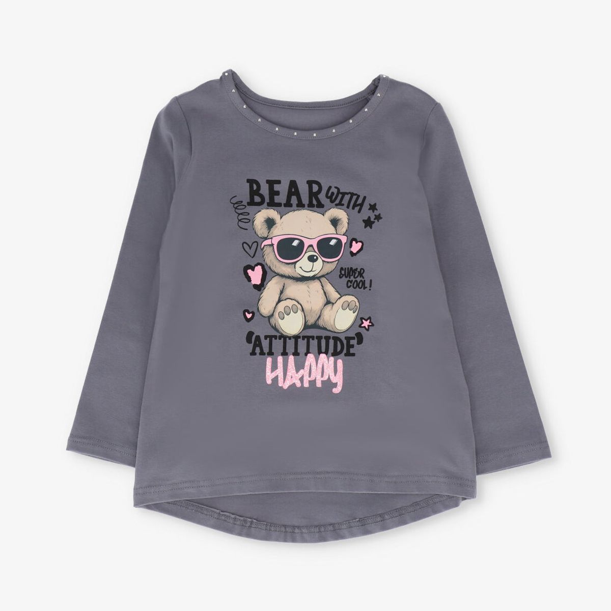 4KIDS - Polera manga larga niña happy marengo 4 Kids