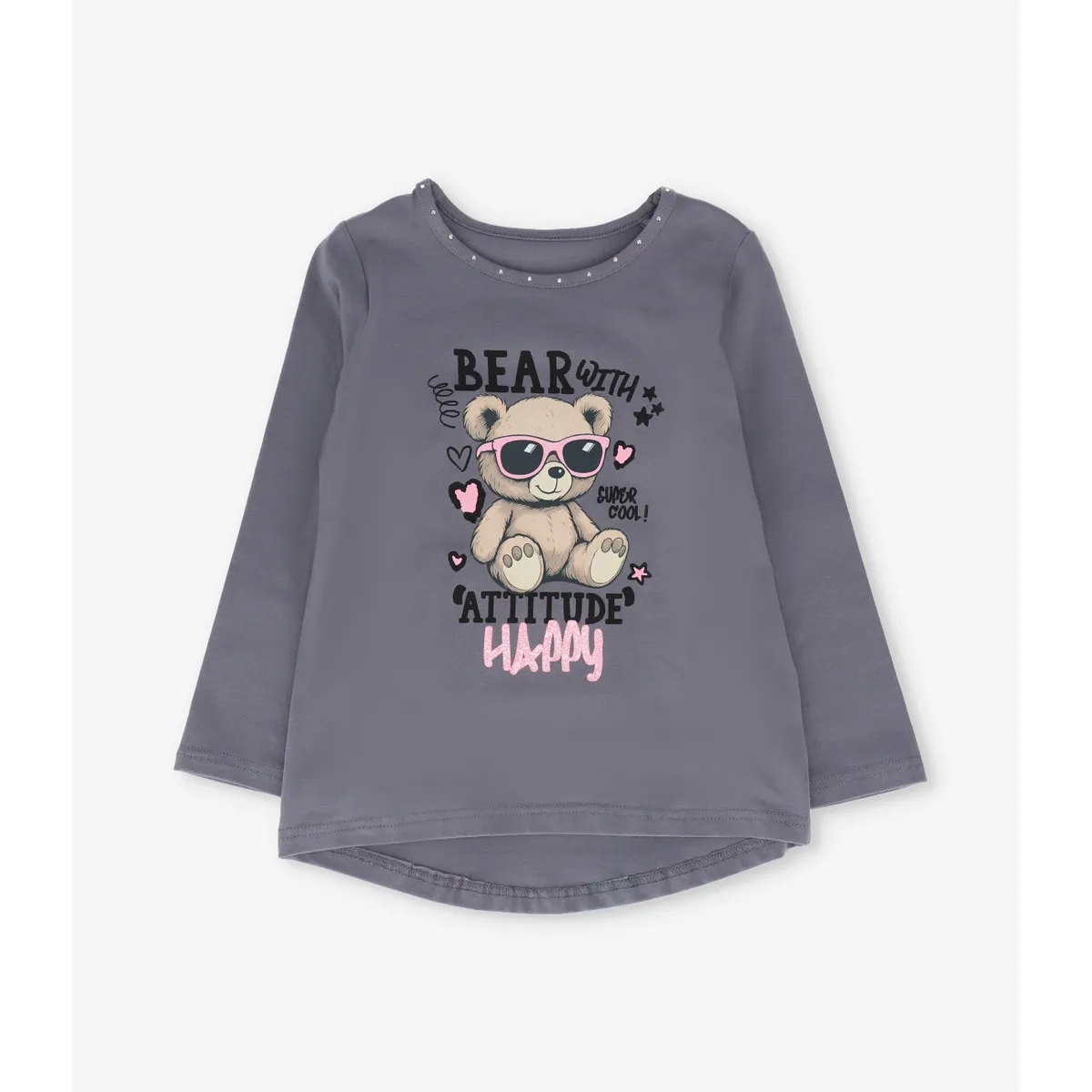 4KIDS - Polera manga larga niña happy marengo 4 Kids