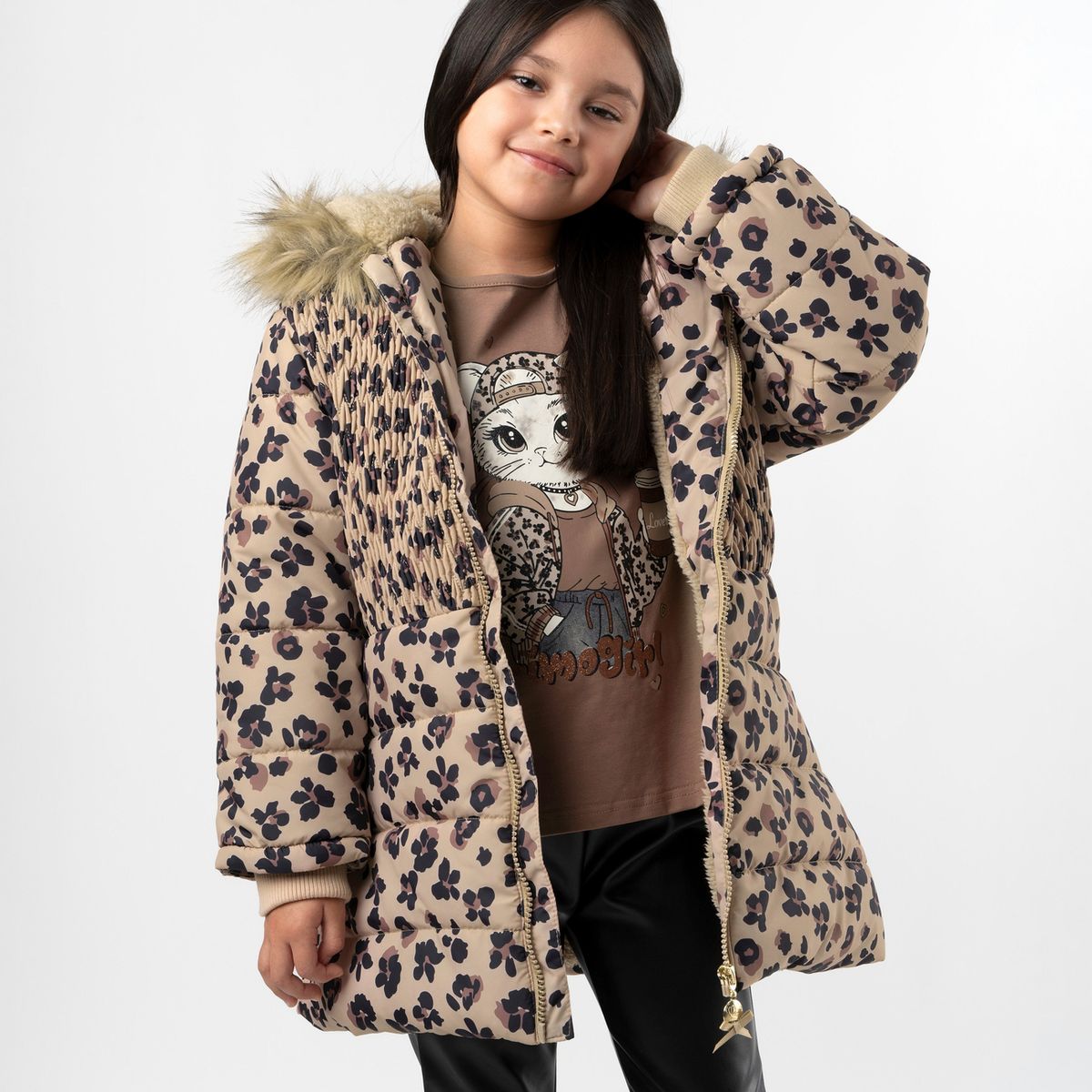 LIMONADA - Parka niña beige Limonada