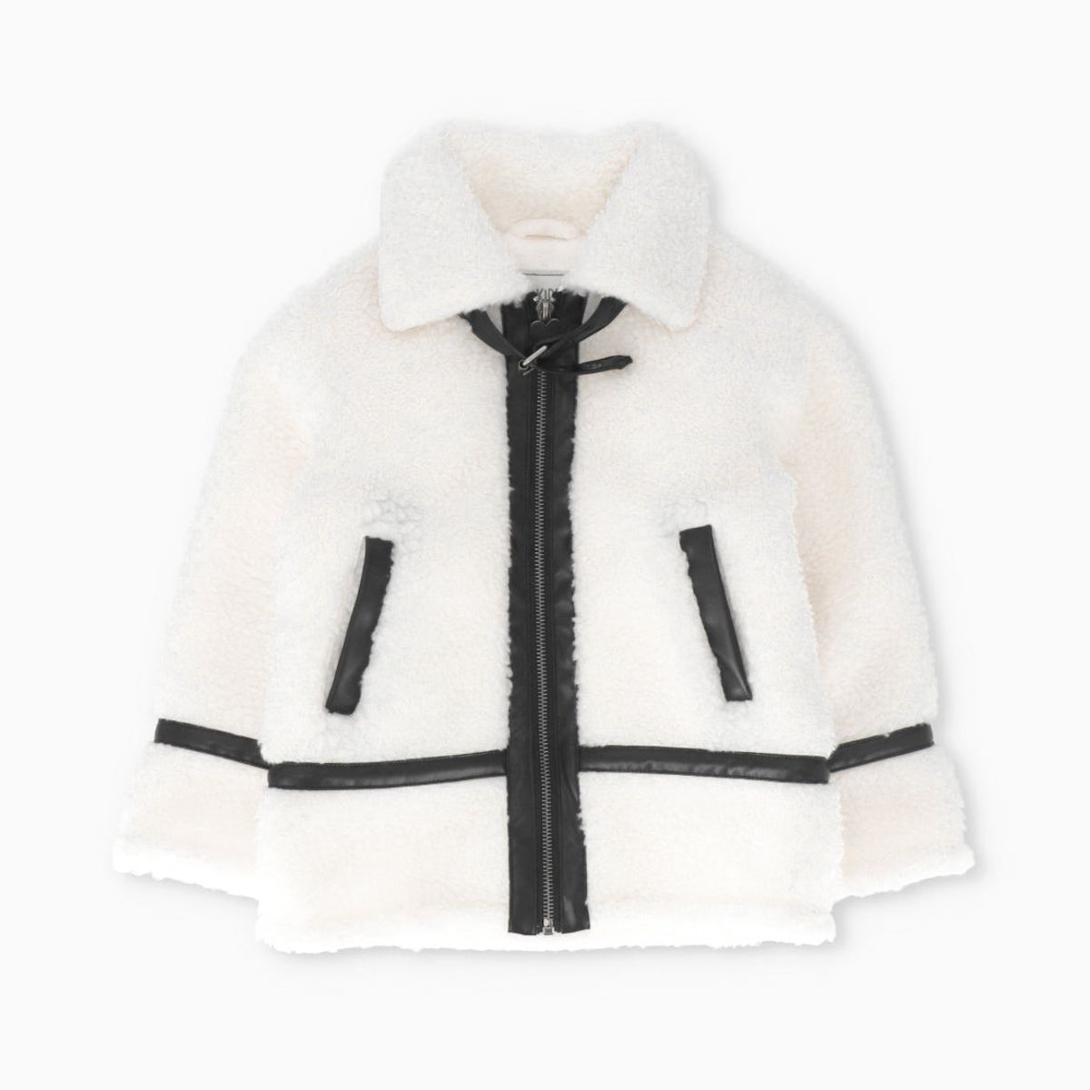 4KIDS - Chaqueta niña aviadora crudo 4 Kids