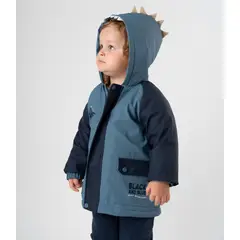 BLACK AND BLUE - Chaqueta bebé engomada azul marino
