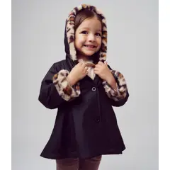 LIMONADA - Chaqueta bebé animal print negro