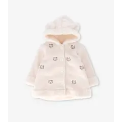 LIMONADA - Chaqueta recién nacida con gatos crudo