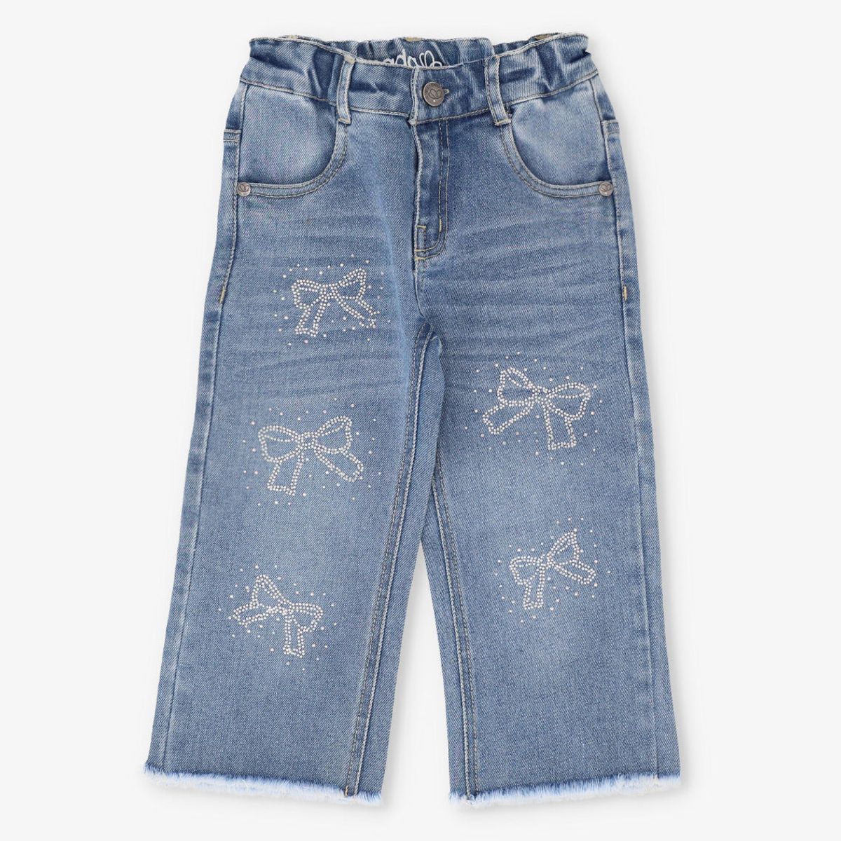 LIMONADA - Jeans niña con lazos denim azul Limonada