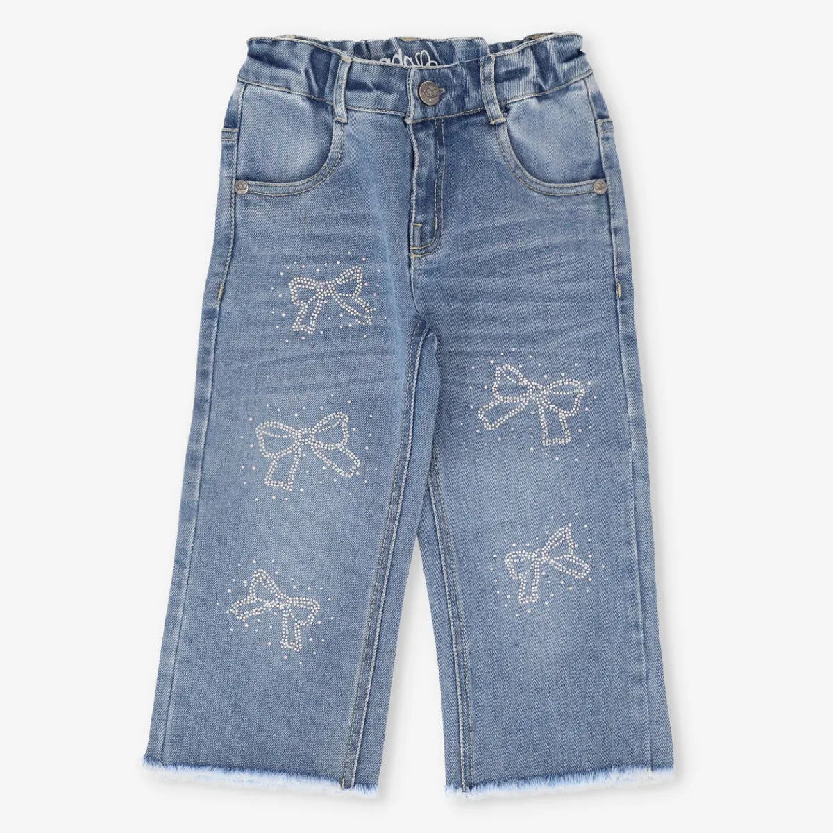 LIMONADA - Jeans niña con lazos denim azul Limonada