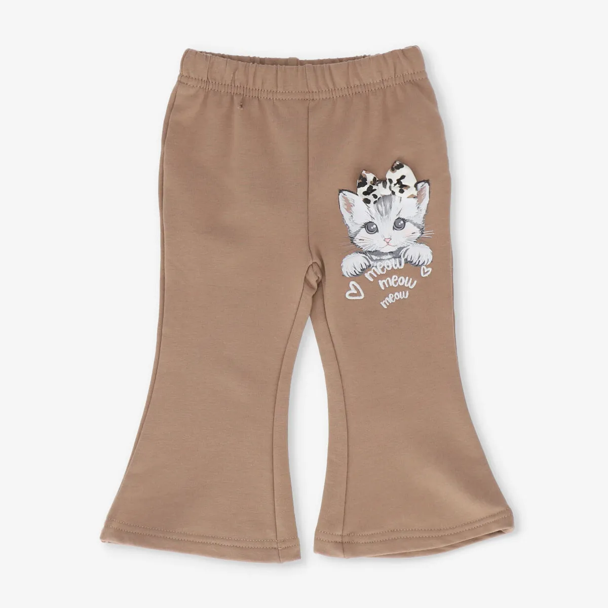 LIMONADA - Calza bebé con gatito camel Limonada