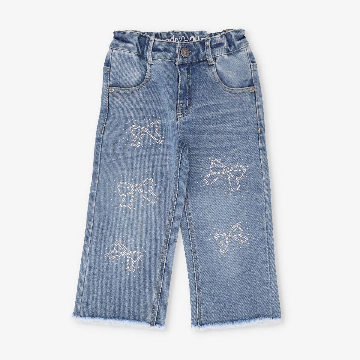 LIMONADA - Jeans bebé con lazos denim azul Limonada