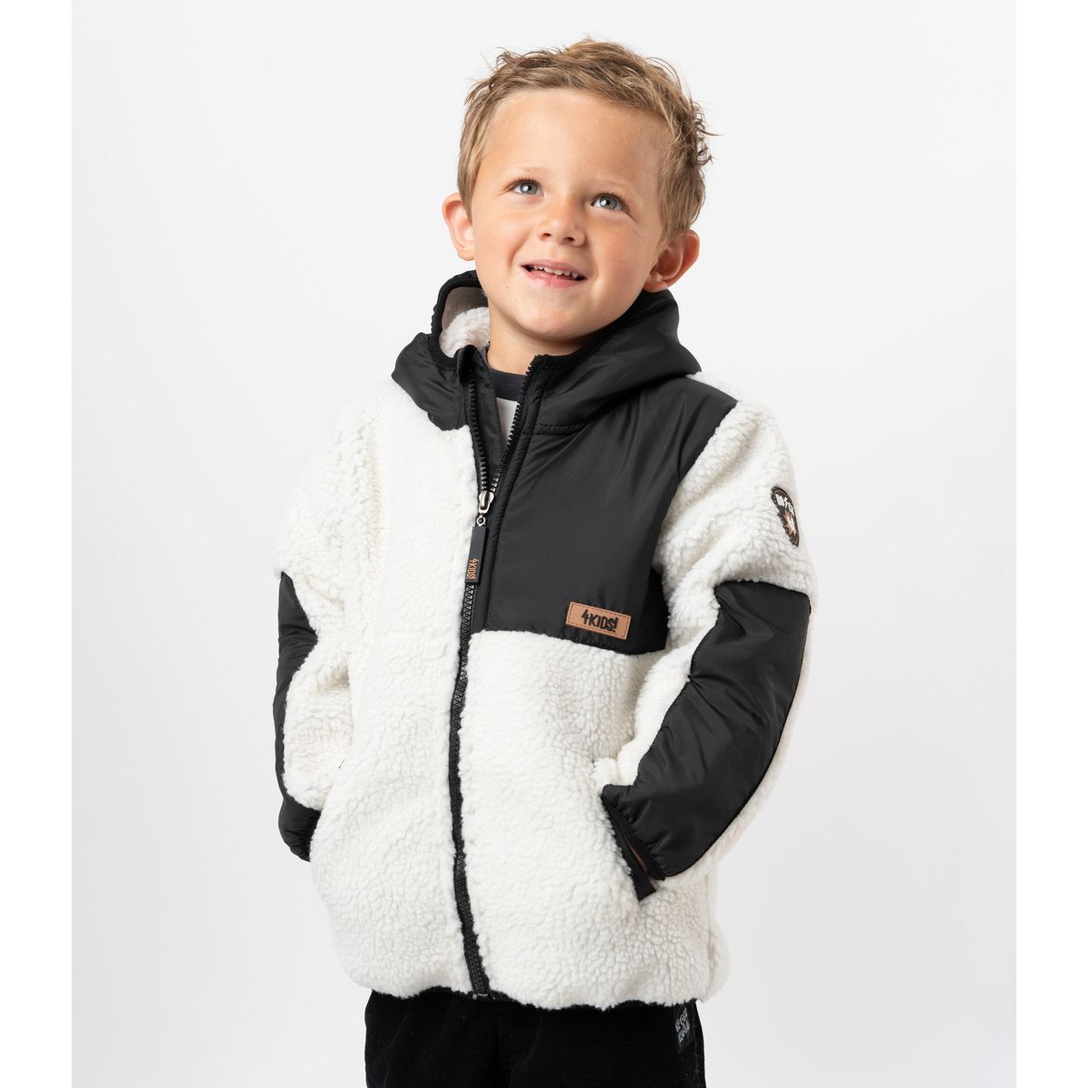 4KIDS - Polerón niño sherpa crudo 4 Kids