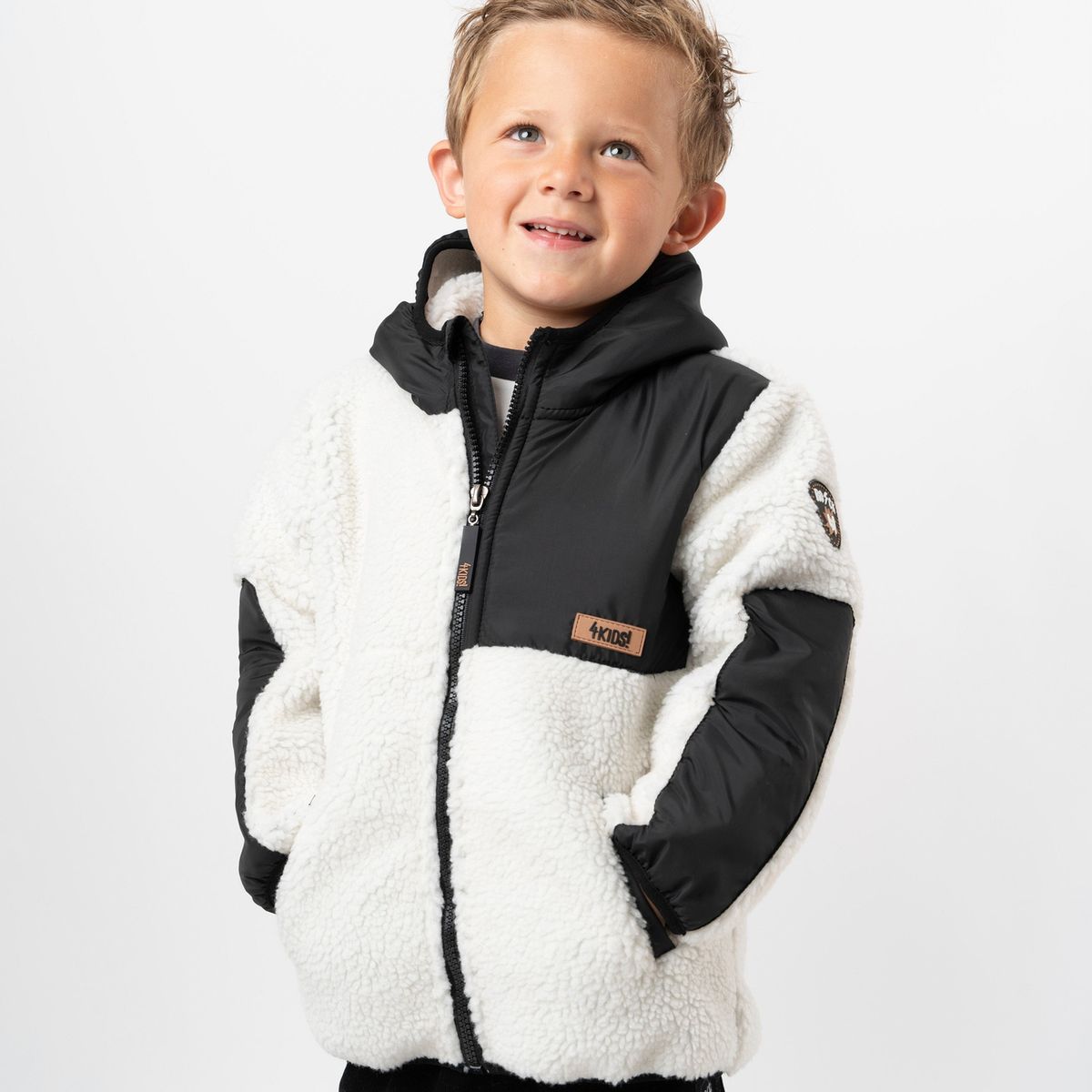 4KIDS - Polerón niño sherpa crudo 4 Kids
