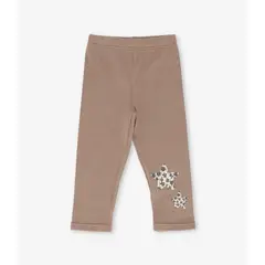 LIMONADA - Calza bebé con estrella animal print camel
