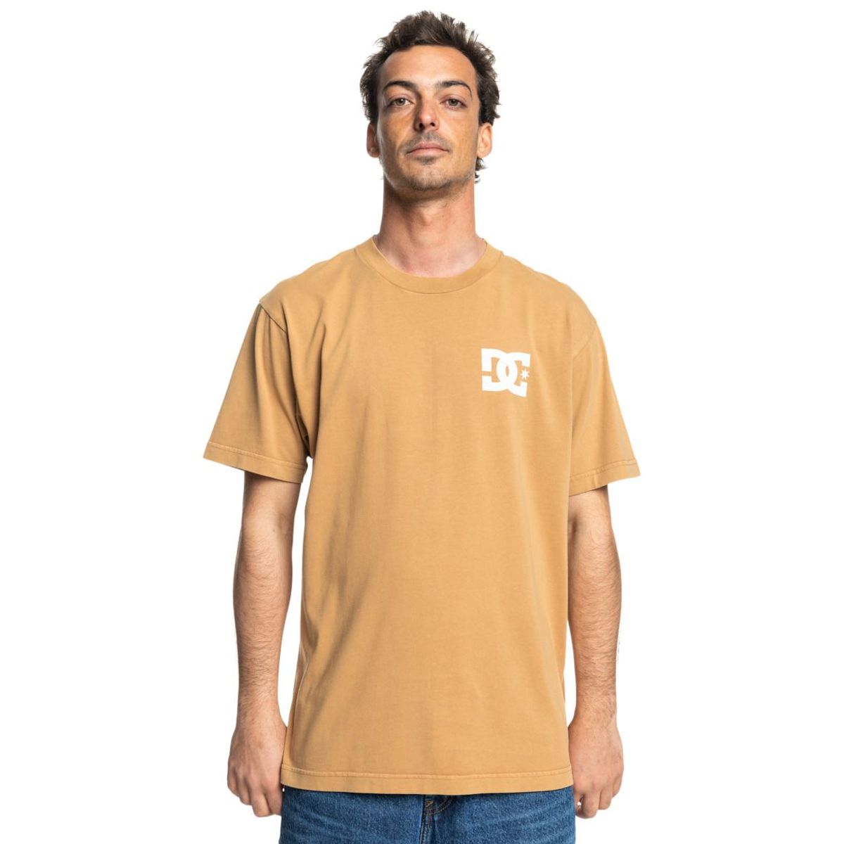 DC SHOES - Polera Hombre Line Up DC Beige