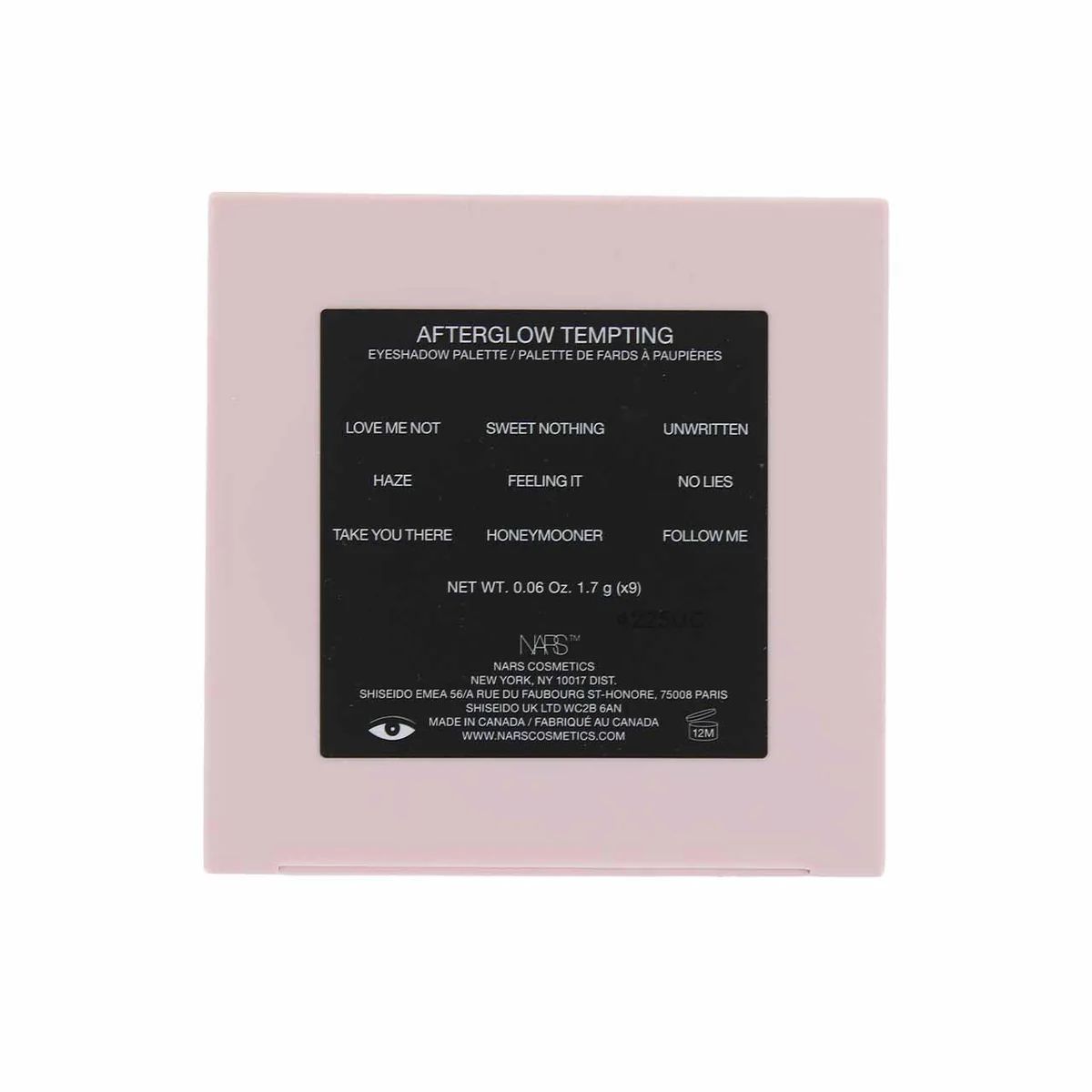 NARS - NARS Paleta de Sombras Afterglow Tempting
