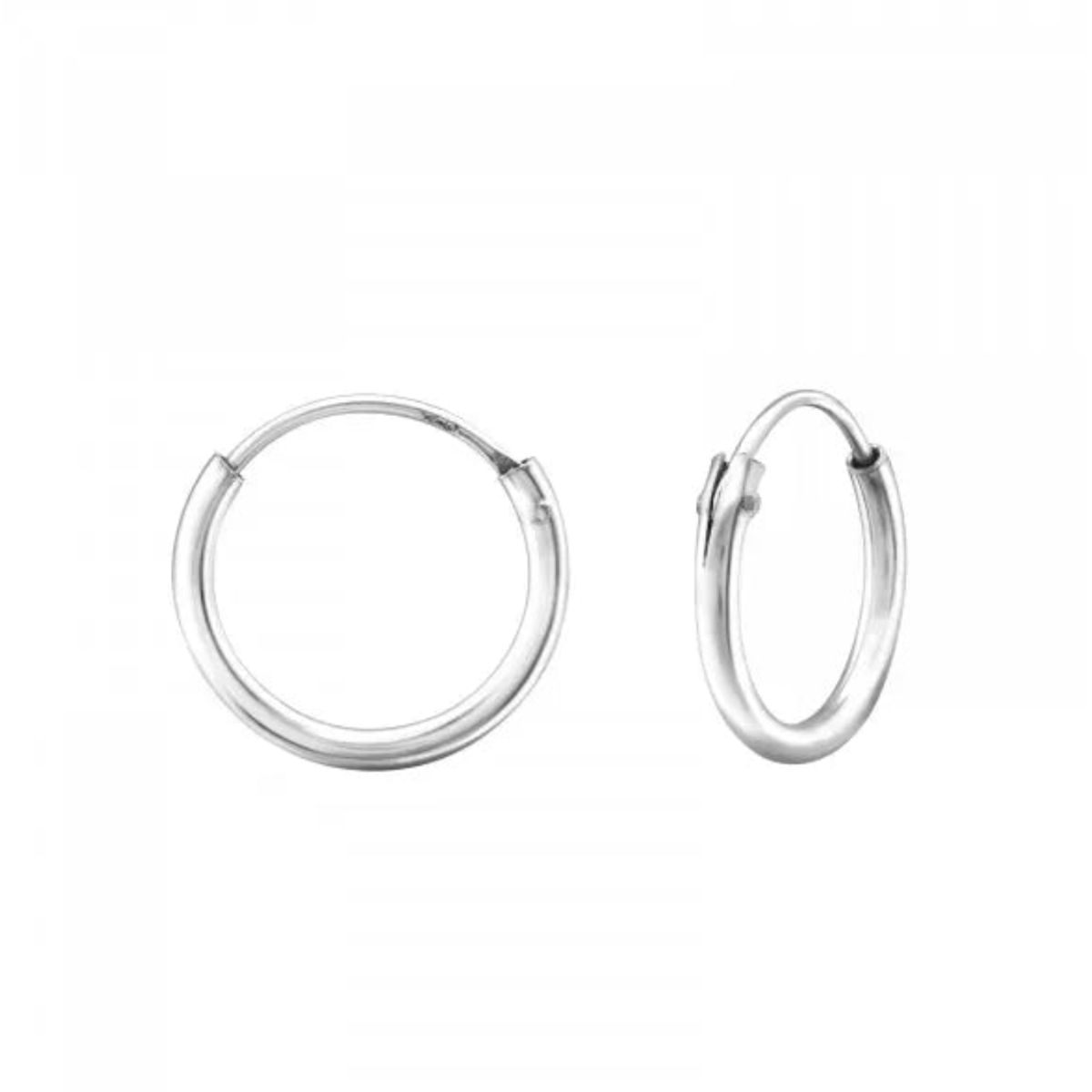 GOIA - Aros argolla 12 mm plata