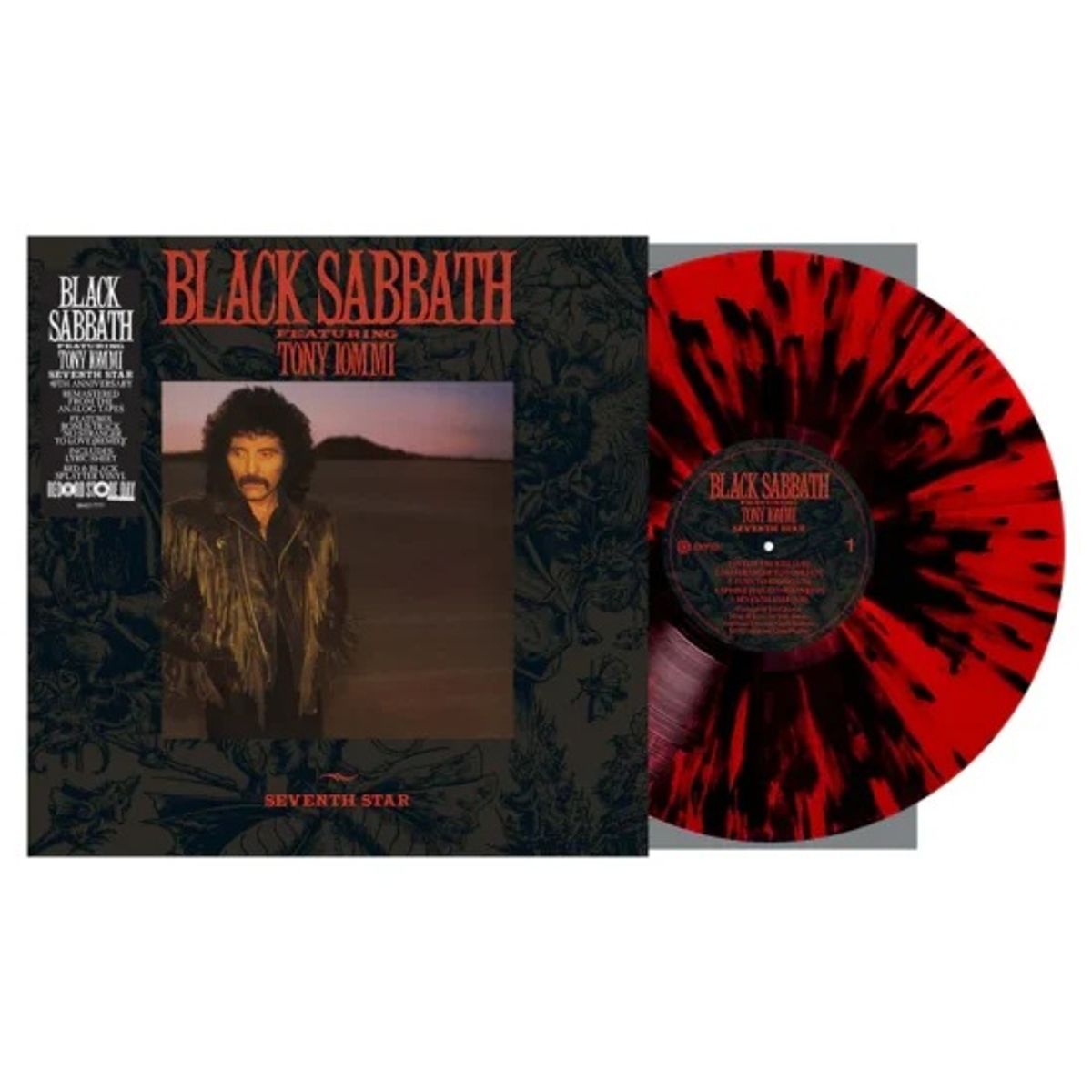 WARNER MUSIC - Black Sabbath Featuring Tony Iommi - Seventh Star - RSD - Vinilo Red & Black Splatter