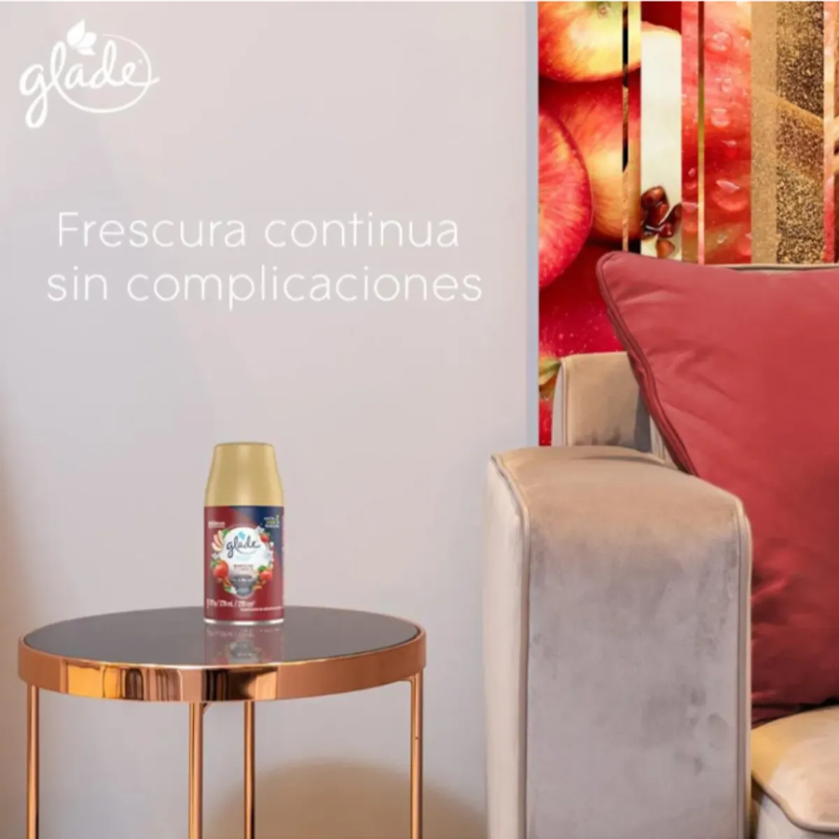 GLADE - Pack Repuesto Desodorante Automático Glade Manzana & Canela 270 ml