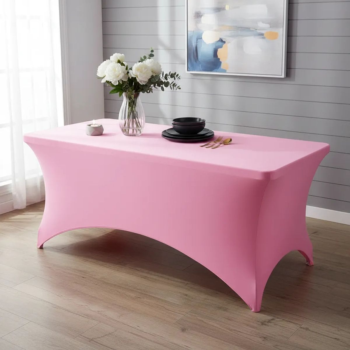 GENERICO - Mantel Forro En Spandex Para Mesa Plegable 1837575